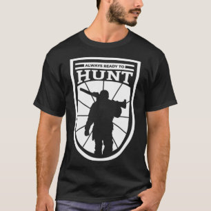 Camisa caçadora de caçadores que diz Duck Hunting