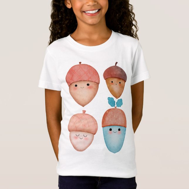 Camisa Caída Fofa para Meninos e Meninas | Camiset (Frente)