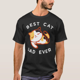 Camisa Calico Cat Dad Melhor Pai de Gatinho Já Exi