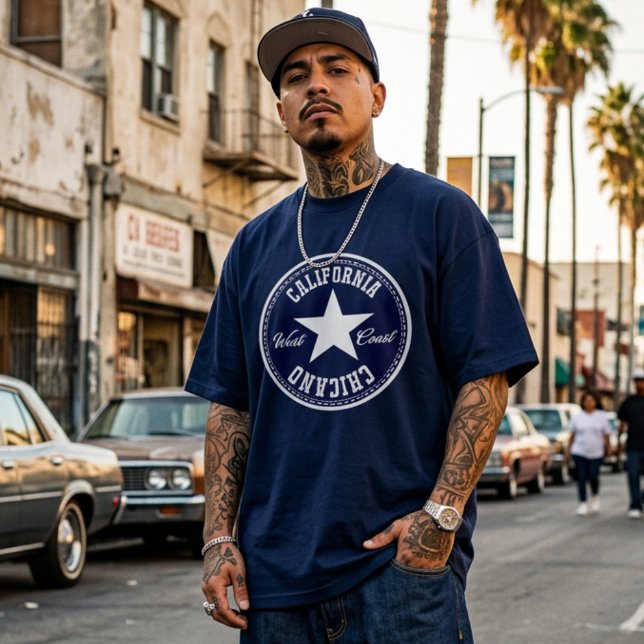 camisa California Chicano West Coast (California Chicano West Coast shirt)