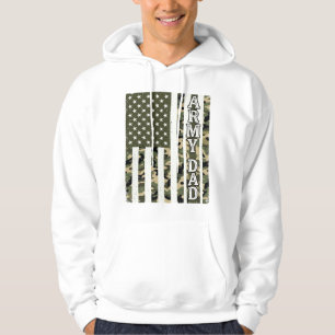 Camisa Camuflada de Papai do Exército Bandeira Ame
