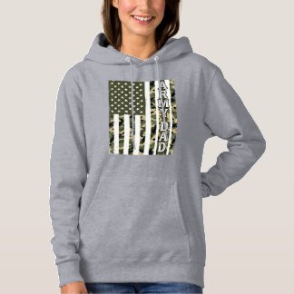 Camisa Camuflada de Papai do Exército Bandeira Ame