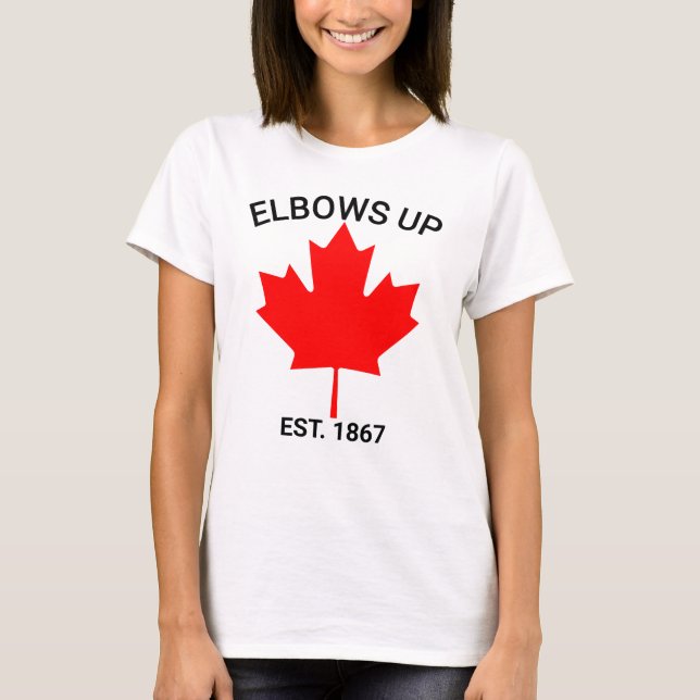 Camisa Canadá Levanta os Cotovelos, Camisa de Apoi (Frente)