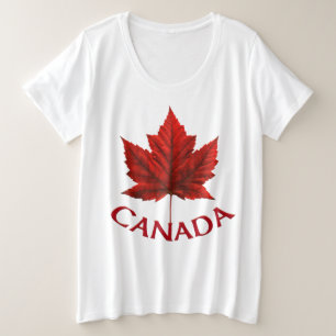 Camisa Canadá T-shirts Personalizadas Plus Size
