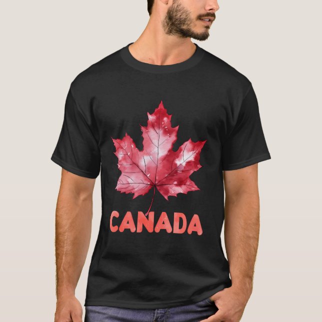 Camisa Canadense Americana É Camisa De Folha Mapea (Frente)