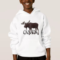 Camisa canadense da lembrança do miúdo do Hoodie