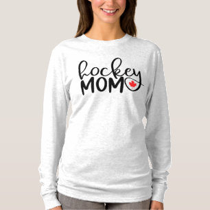 Camisa Canadiana da Mãe de Hóquei