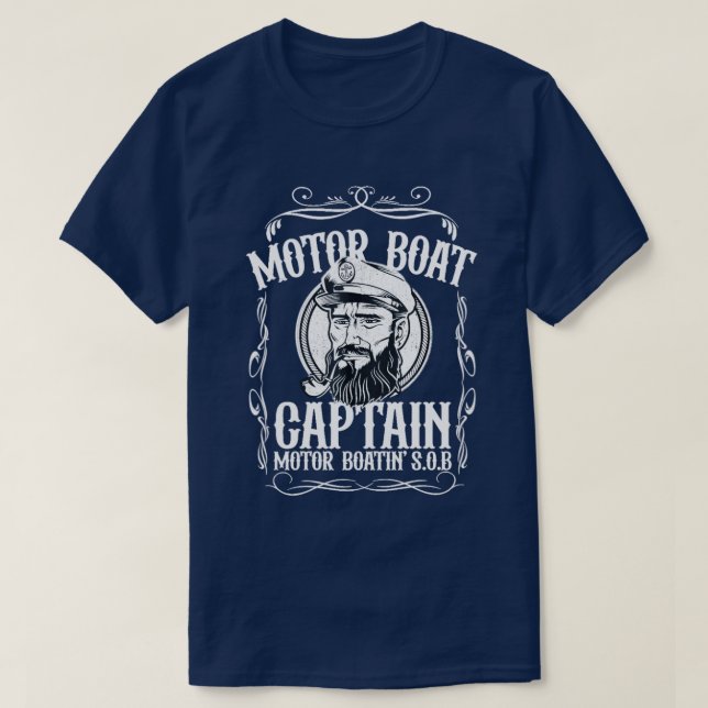 Camisa Capitão de Lancha Masculina (Frente do Design)