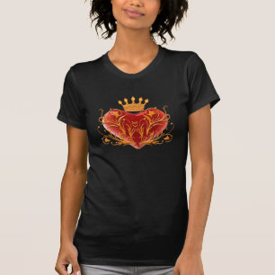 Camisa Cardíaca de Filigre Coroa