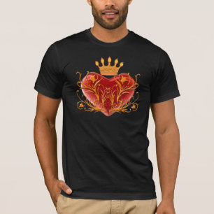 Camisa Cardíaca de Filigre Coroa