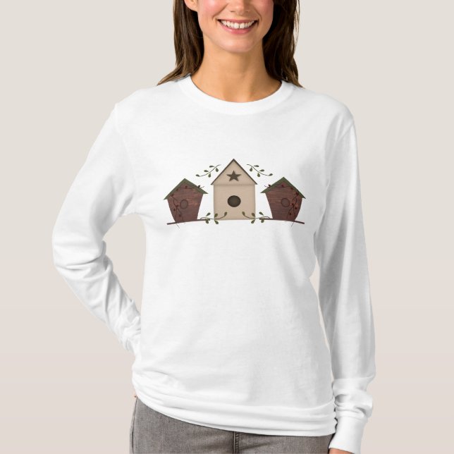 Camisa Casas de Pássaros Primitivas (Frente)