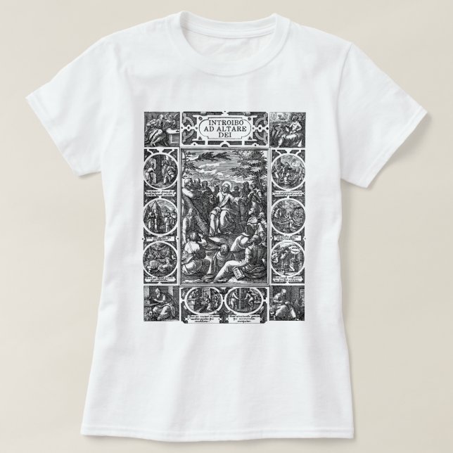 Camisa Católica, Introdução à Massa Latina Ad Alta (Frente do Design)