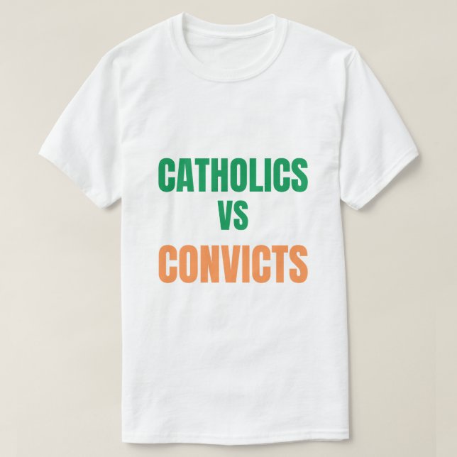 camisa católicas vs condenados (Frente do Design)