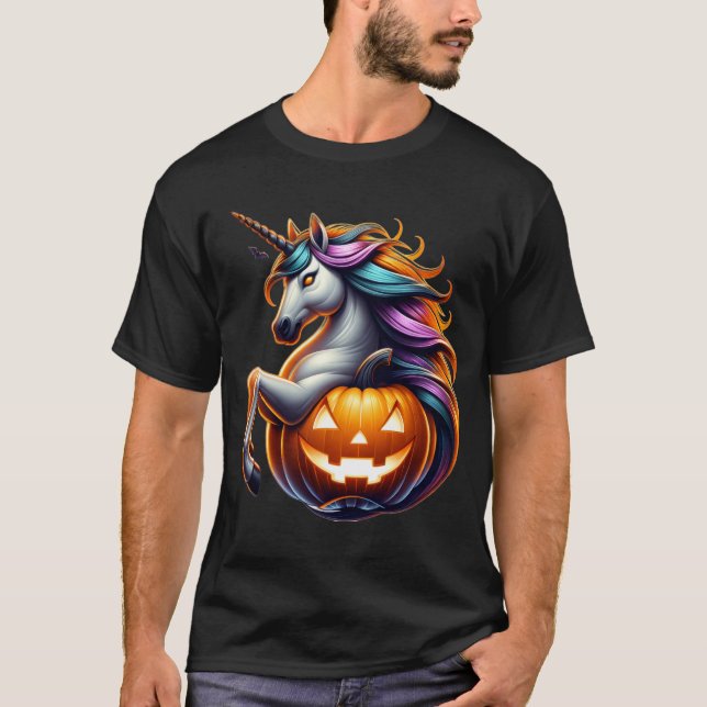 🎃 👻 Camisa Cavalo Spookie 🦄 🕷️ (Frente)