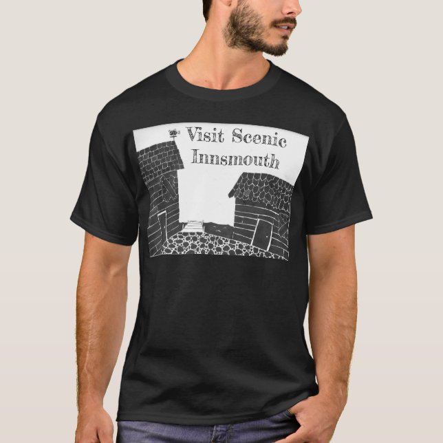 Camisa cénico de Innsmouth da visita (Frente)