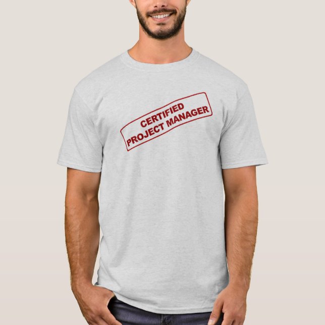 Camisa certificada do gestor de projecto (Frente)