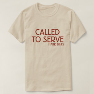 Camisa Chamada para Servir - Versículo da Bíblia J