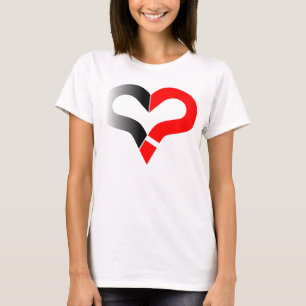 Camisa Chance At Romance Heart Question Mark