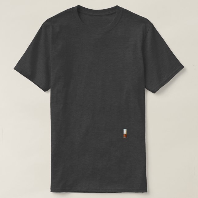 Camisa Charcoal Heather / T-Shirt (Frente do Design)
