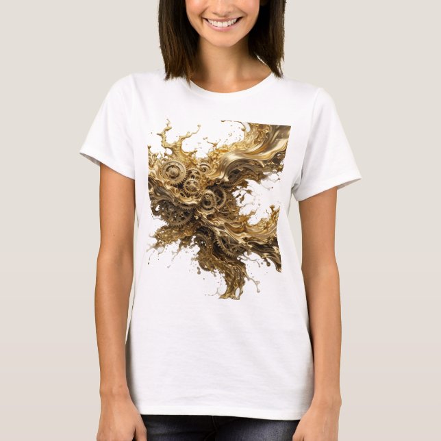 Camisa Chic Gold GOLDEN MECHANICAL FLOW (Frente)