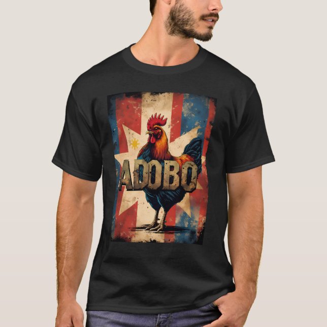 Camisa Chicken Adobo Filipinas - Orgulho Pinoy (Frente)
