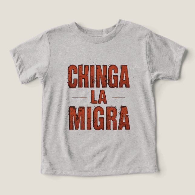 Camisa Chinga La Migra - Protesto e Ativismo Negro (Design frontal)