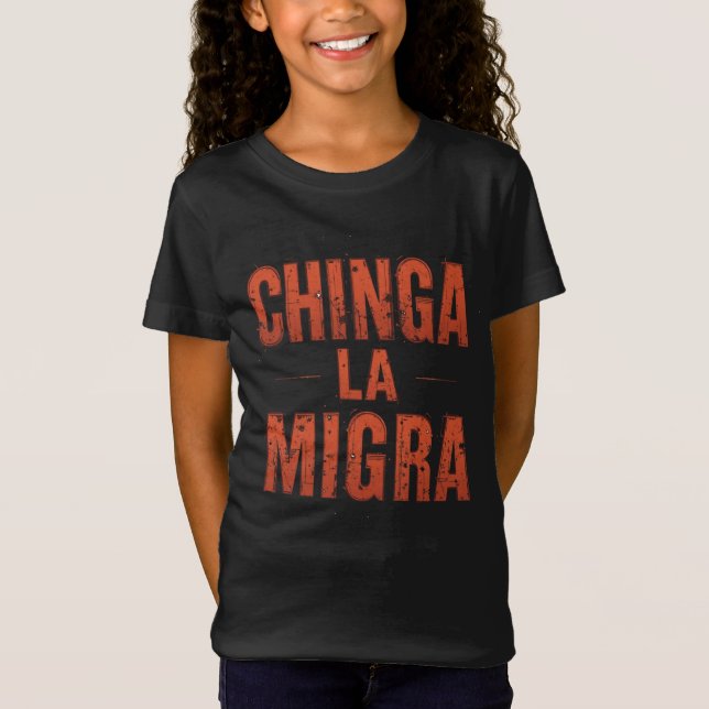 Camisa Chinga La Migra - Protesto e Ativismo Negro (Frente)