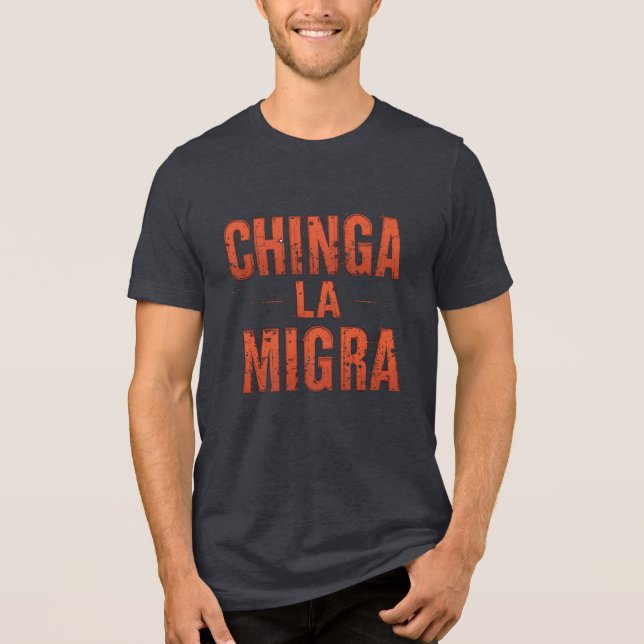 Camisa Chinga La Migra - Protesto e Ativismo Negro (Frente)