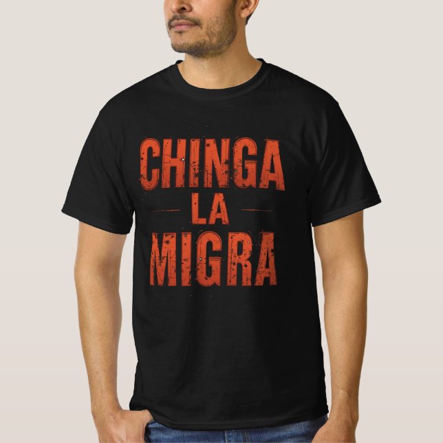 Camisa Chinga La Migra - Protesto e Ativismo Negro (Frente)