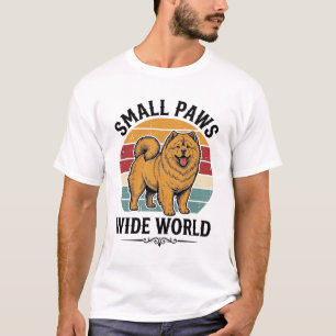 Camisa Chow Chow Pequenas Patinhas Mundo Amplo Cac
