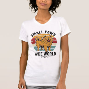 Camisa Chow Chow Pequenas Patinhas Mundo Amplo Cac