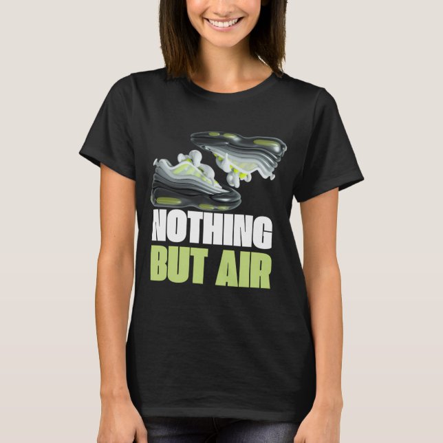 Camisa Circa Sneaker Preta para Combinar com Air M (Frente)