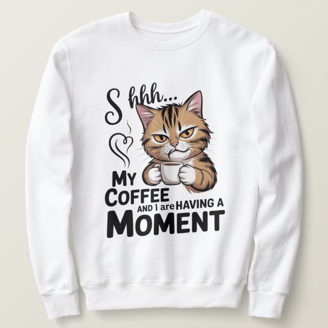 Camisa Citação Café, Design de Sublimação Gnome.  (Frente do Design)