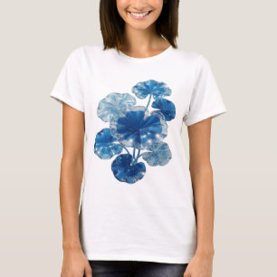 Camisa Citação Flores de Vidro Azul Witty Blue