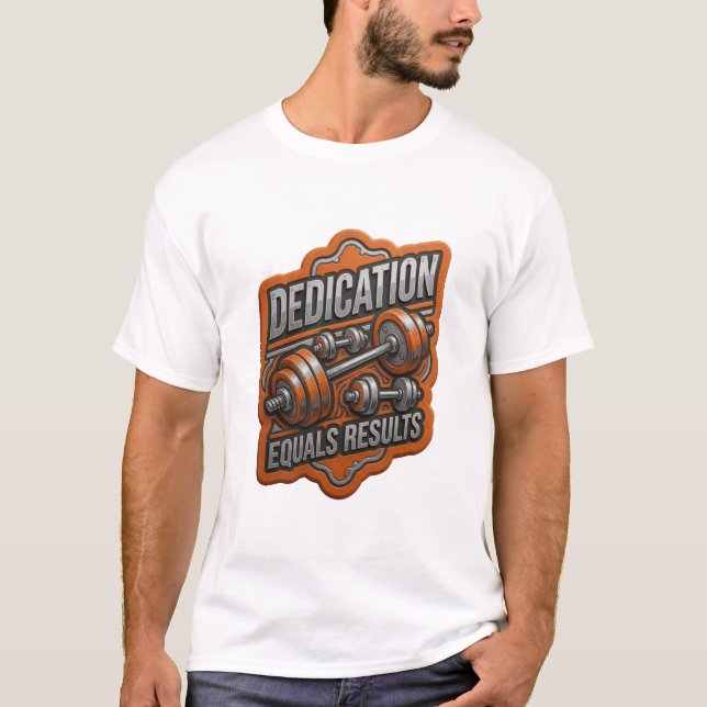 Camisa Citando DEDICAÇÃO É IGUAL A RESULTADOS Witt (Frente)