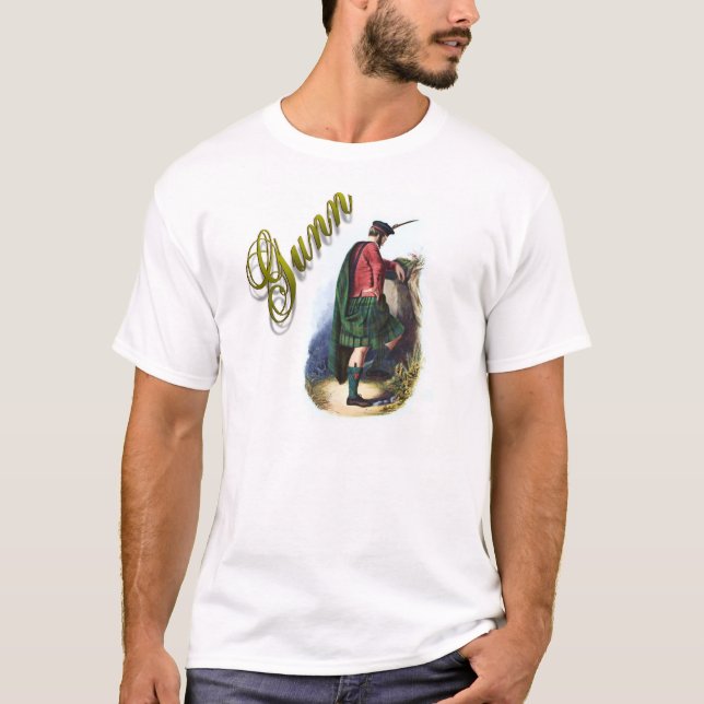 Camisa Clan Gunn Sonho Escocês (Frente)