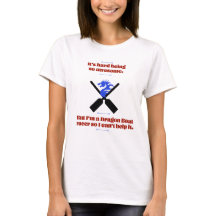 Camisa clara das mulheres da Dragon Boat Racer