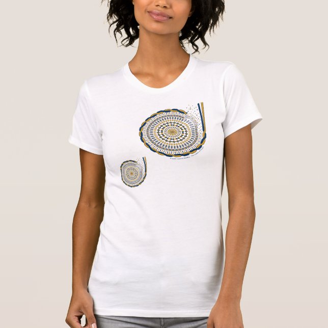 Camisa clara das mulheres descalçadas (Frente)