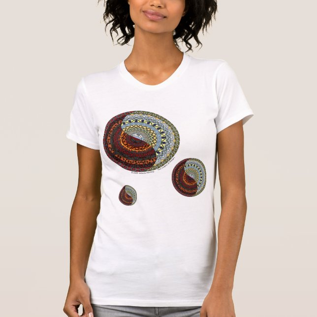 Camisa clara das mulheres do céu e do inferno (Frente)