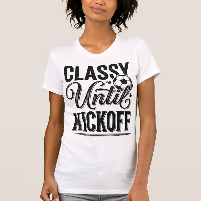 Camisa Clássica Até o Pontapé Inicial de Futebol D (Frente)