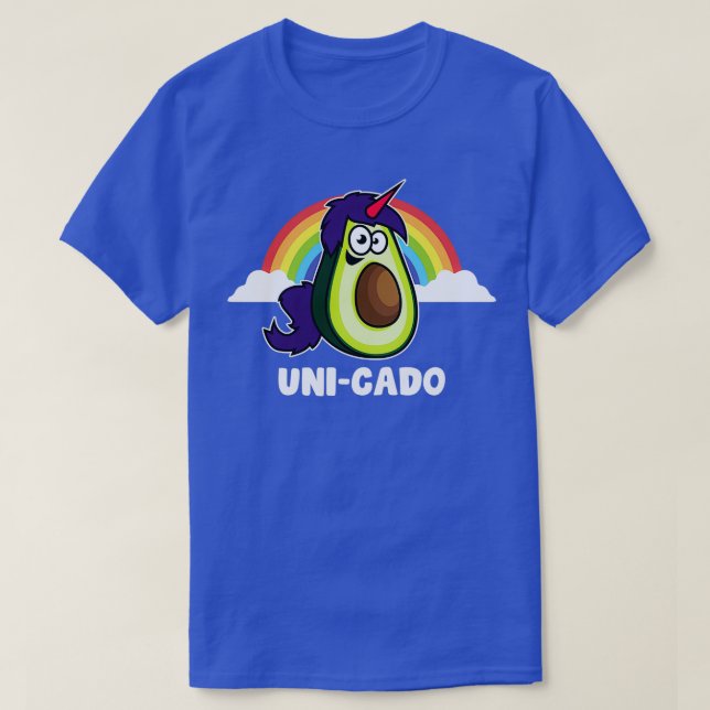 Camisa Clássica Avocado Unicorn (Frente do Design)