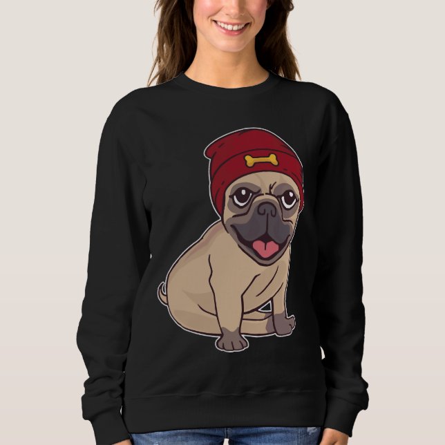 Camisa Clássica Beanie Pug 459 (Frente)