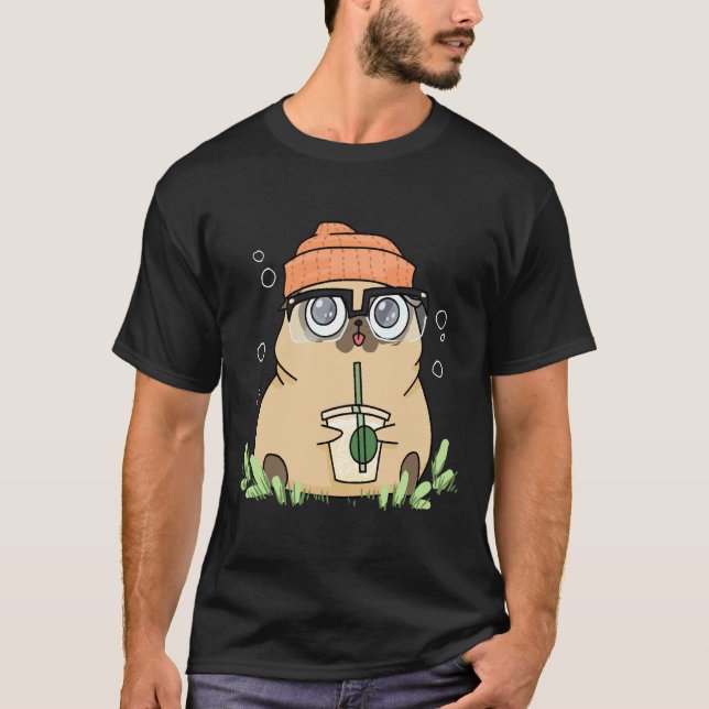 Camisa Clássica Beanie Pug 476 (Frente)