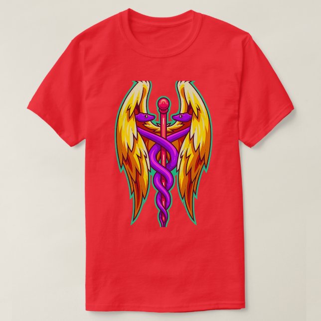Camisa Clássica Caduceus (Frente do Design)