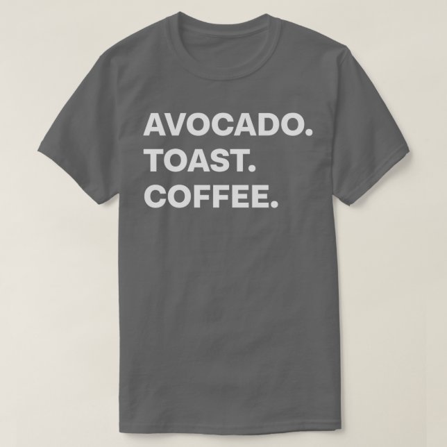 Camisa Clássica de Café Avocado (Frente do Design)