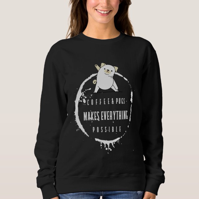 Camisa Clássica de café e cão 249 (Frente)
