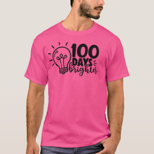 Camisa Clássica de Camisa Brighter de 100 dias