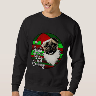 Camisa Clássica de Papais noeis Pug de Natal 219