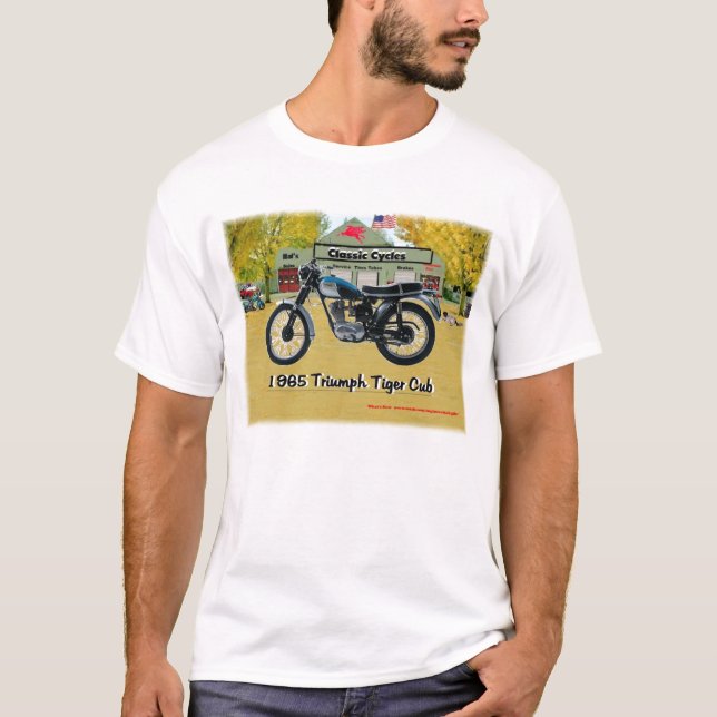 Camisa clássica de Triumph das motocicletas 1969 (Frente)