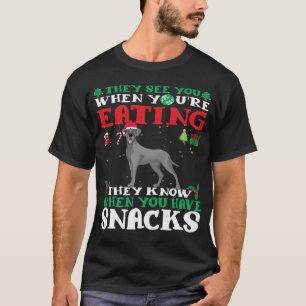 Camisa Clássica divertida de Natal do Grande Danés